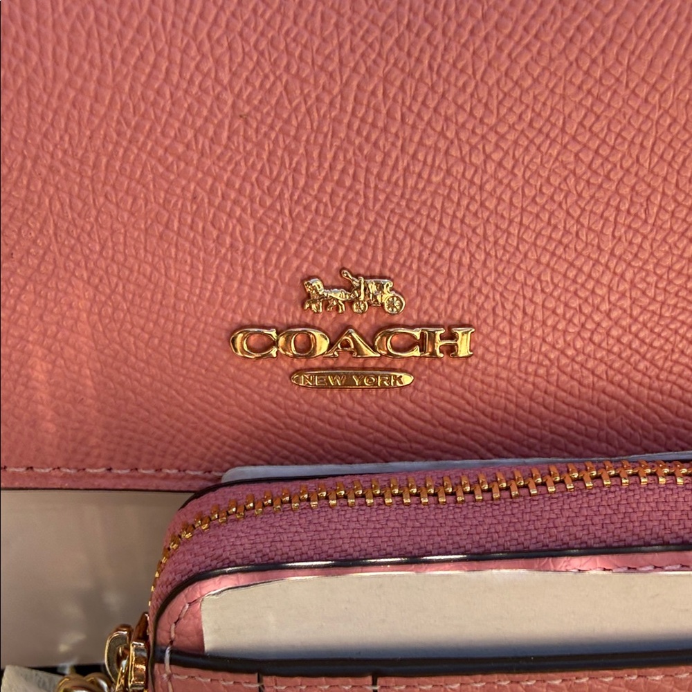 Coach Pink and Cream Crossbody Bag Set - Picture 2 of 6